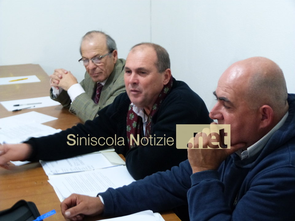 Celentano, Nieddu e Farris durante l'incontro del 24 novembre