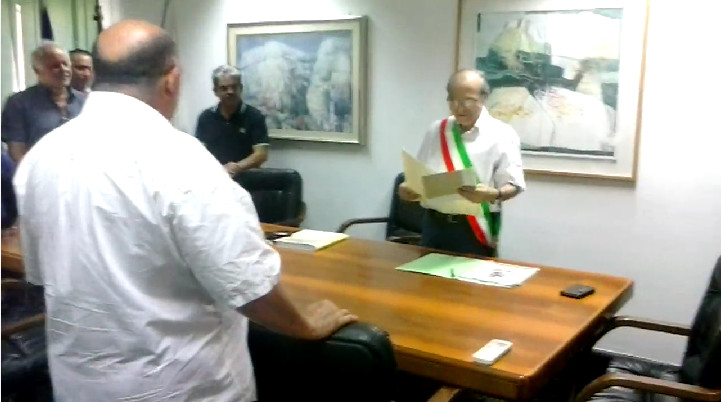 Un'immagine estrapolata dal video di Antonio Sanna