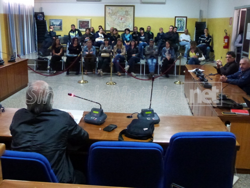 l'incontro del 28 ottobre tra lavoratori ex Legler e Jose Mattana dei tessili Cgil