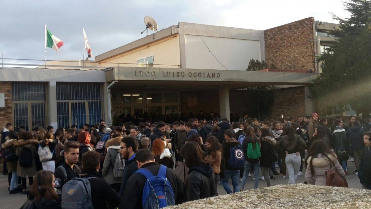 Foto inviata dagli studenti dell'Istituto Oggiano