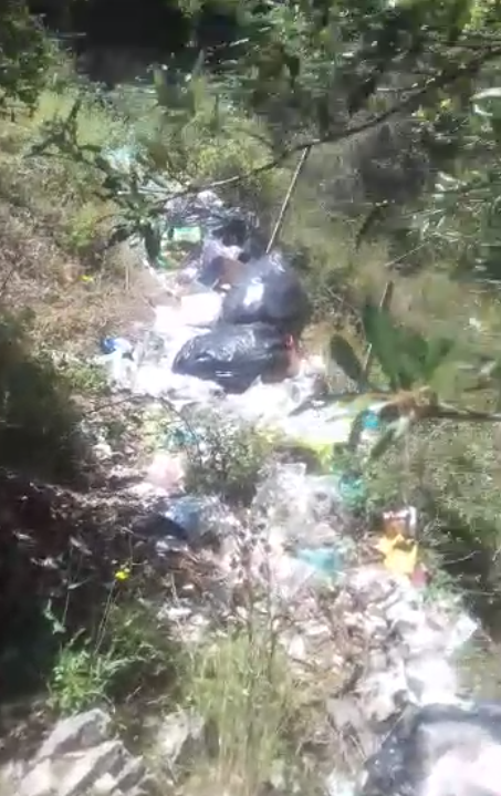 Fermo immagine di un video inviato alla redazione